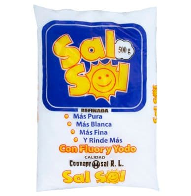 Sal Sol Refinada Bolsa 500 g