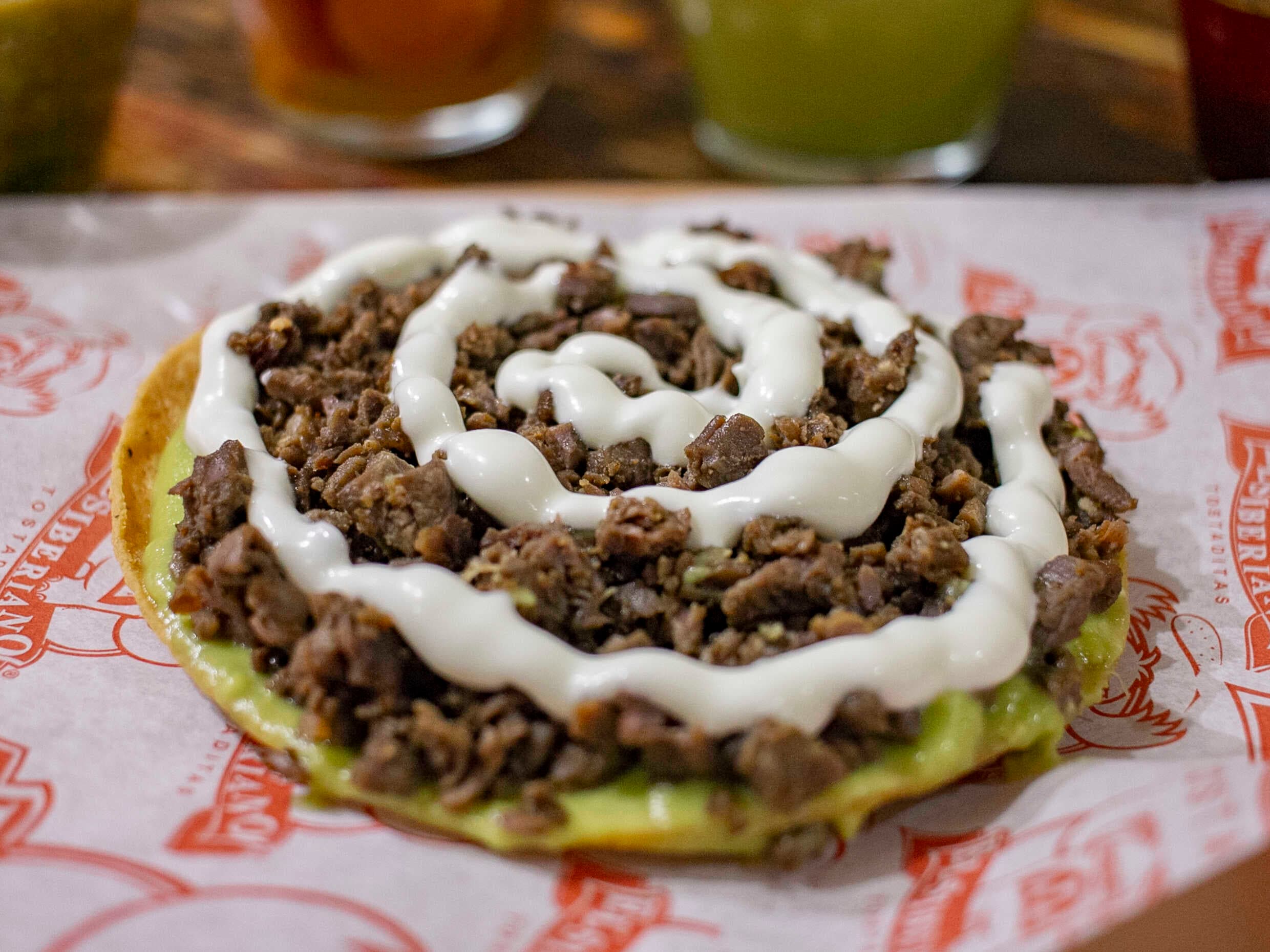 Tostada de Arrachera