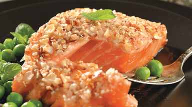 Salmón Coco y Almendra