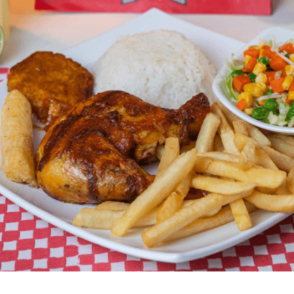 2 Bandejas con Pollo Asado
