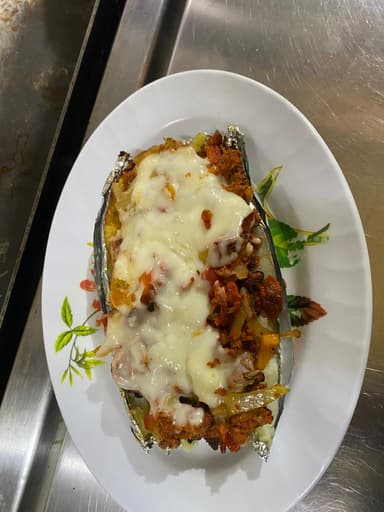 papas combinadas + refresco