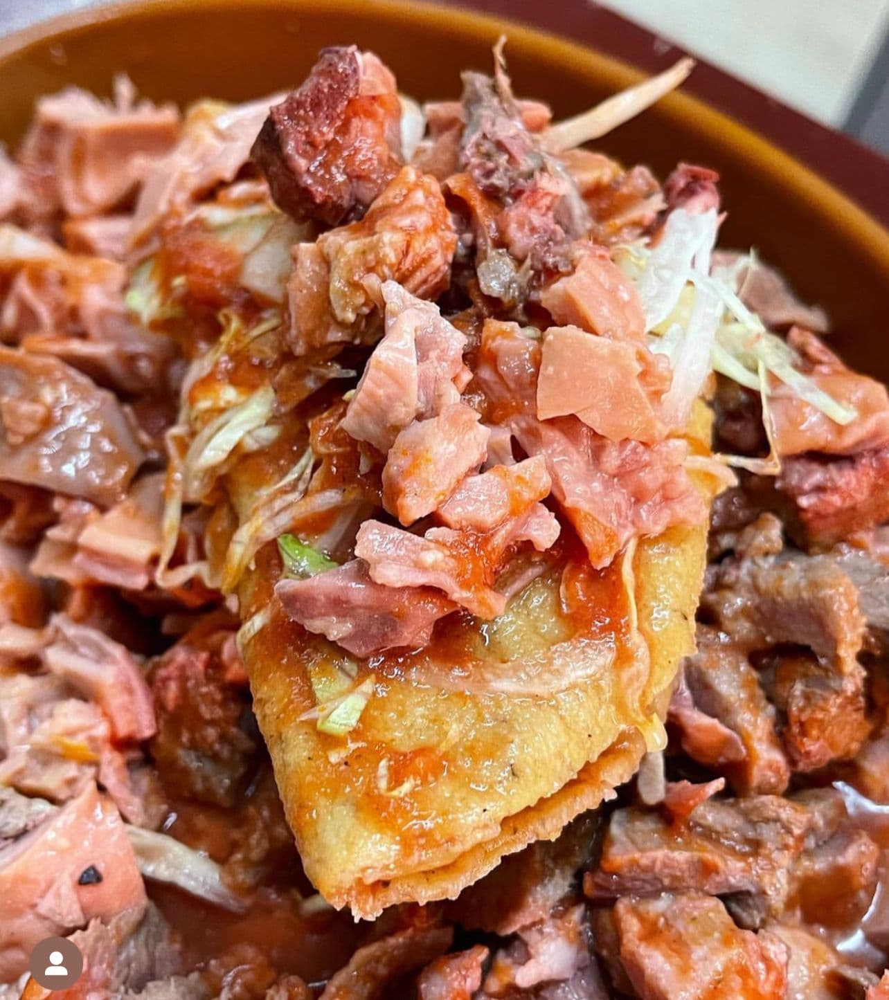 Taco Dorado de Buche