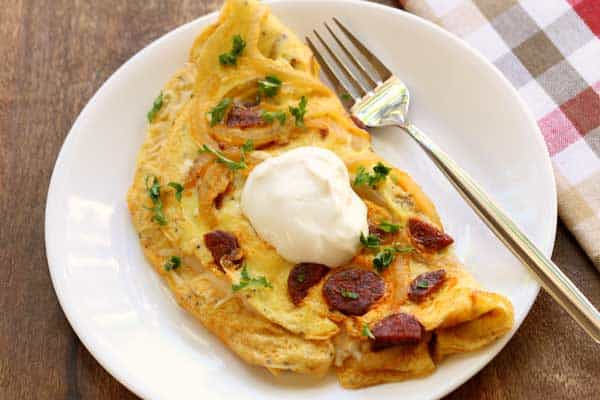 Omelette Chorizo