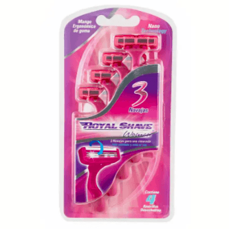 Royal Shave Rastrillo Desechable Mujer 4 Unidades