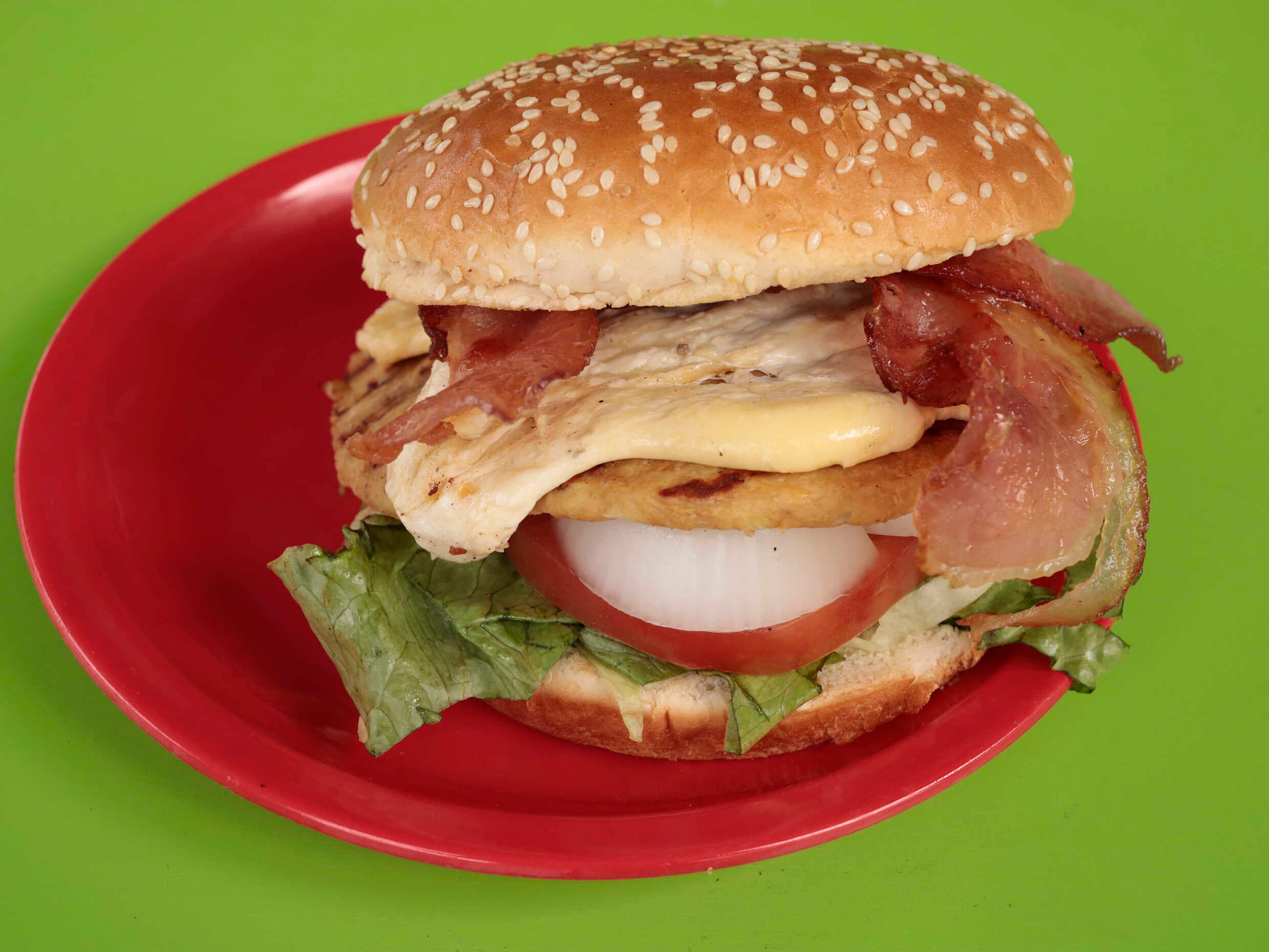 Hamburguesa Suiza de Pollo
