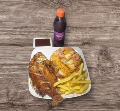 Mojarra Personal*1 + Gaseosa 250 ml*1 + Francesa