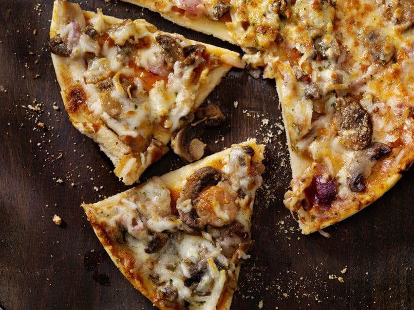 Pizza de Champiñones