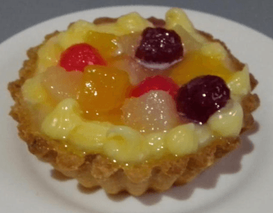 Tarta de Fruta Mixta con Te de Manzana y Canela