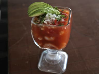 Coctel Camarón Con Pulpo
