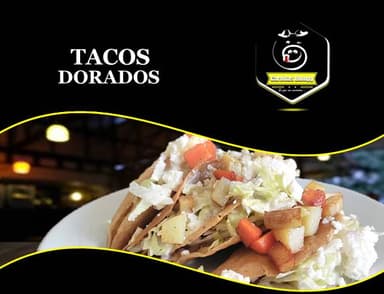 Tacos Dorados de Carnitas (4 piezas)