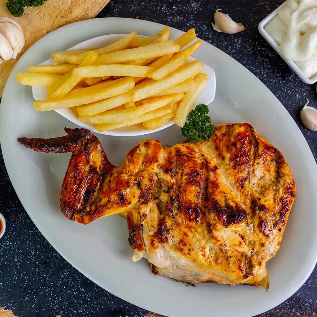 Cuarto Pollo al Carbón Muslo