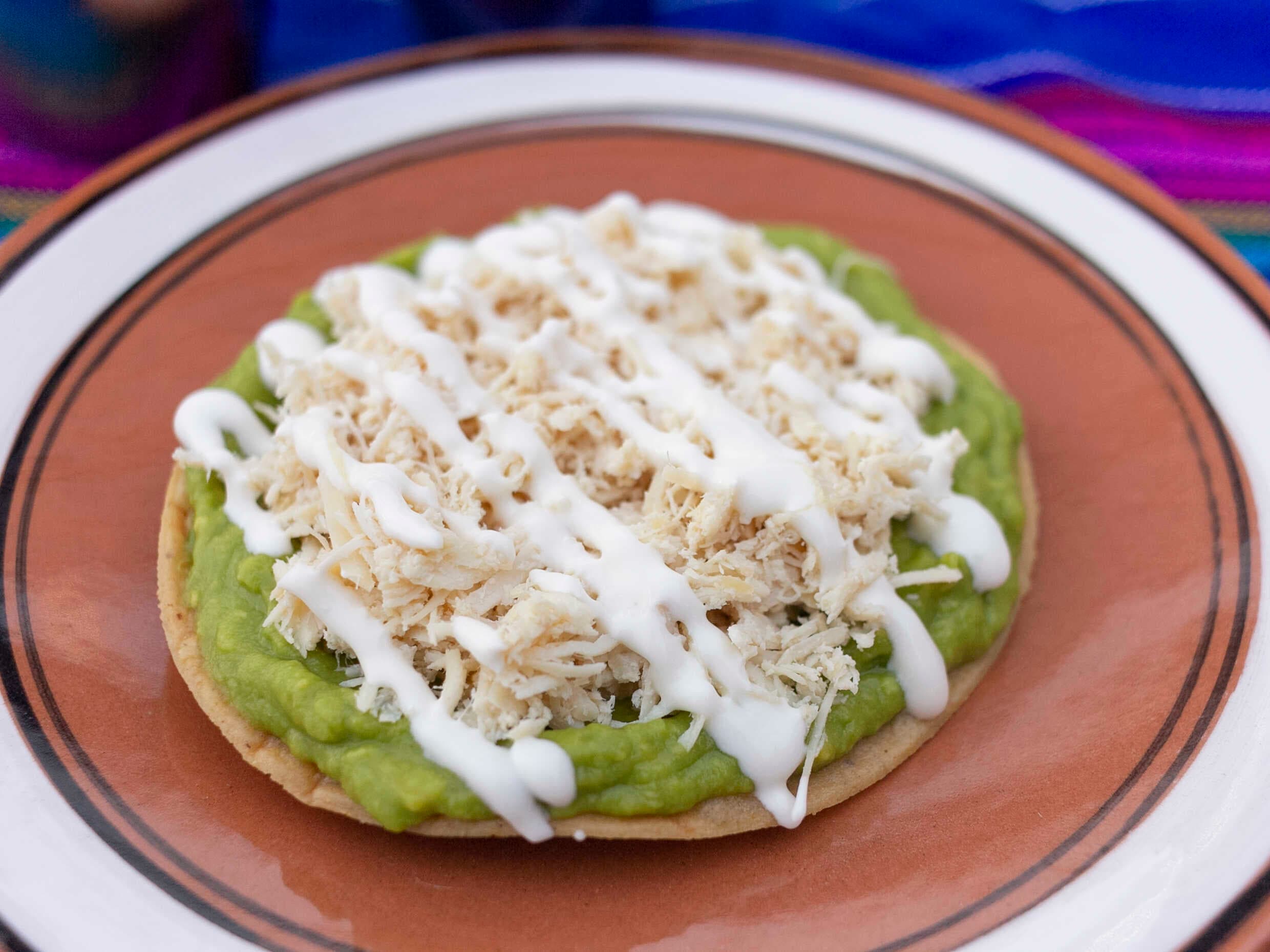 Tostada de Pollo.