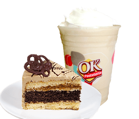Combo Rebanada + Capuchino Frío Mediano