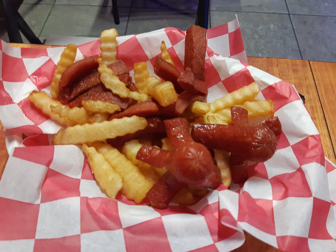 Salchipulpos con Papas