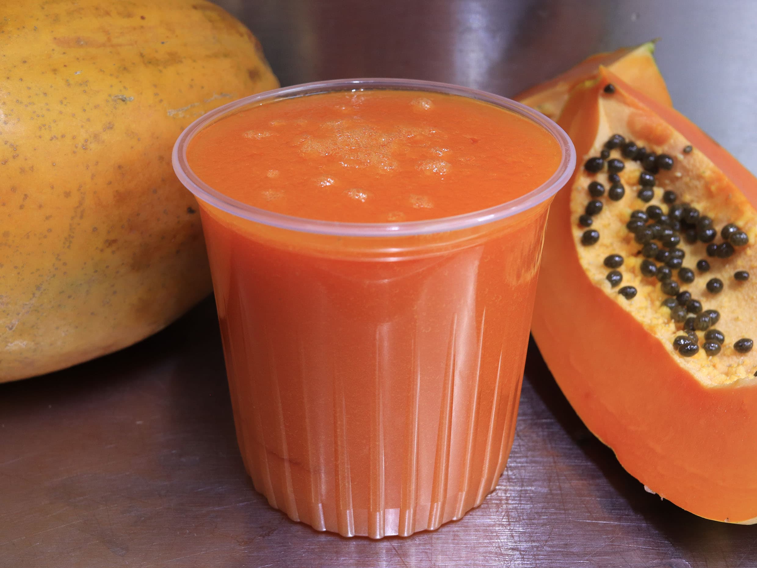 Licuado de papaya