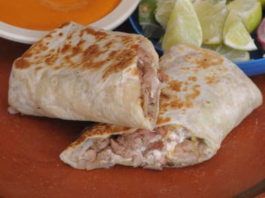 Burrito Pastor con Queso