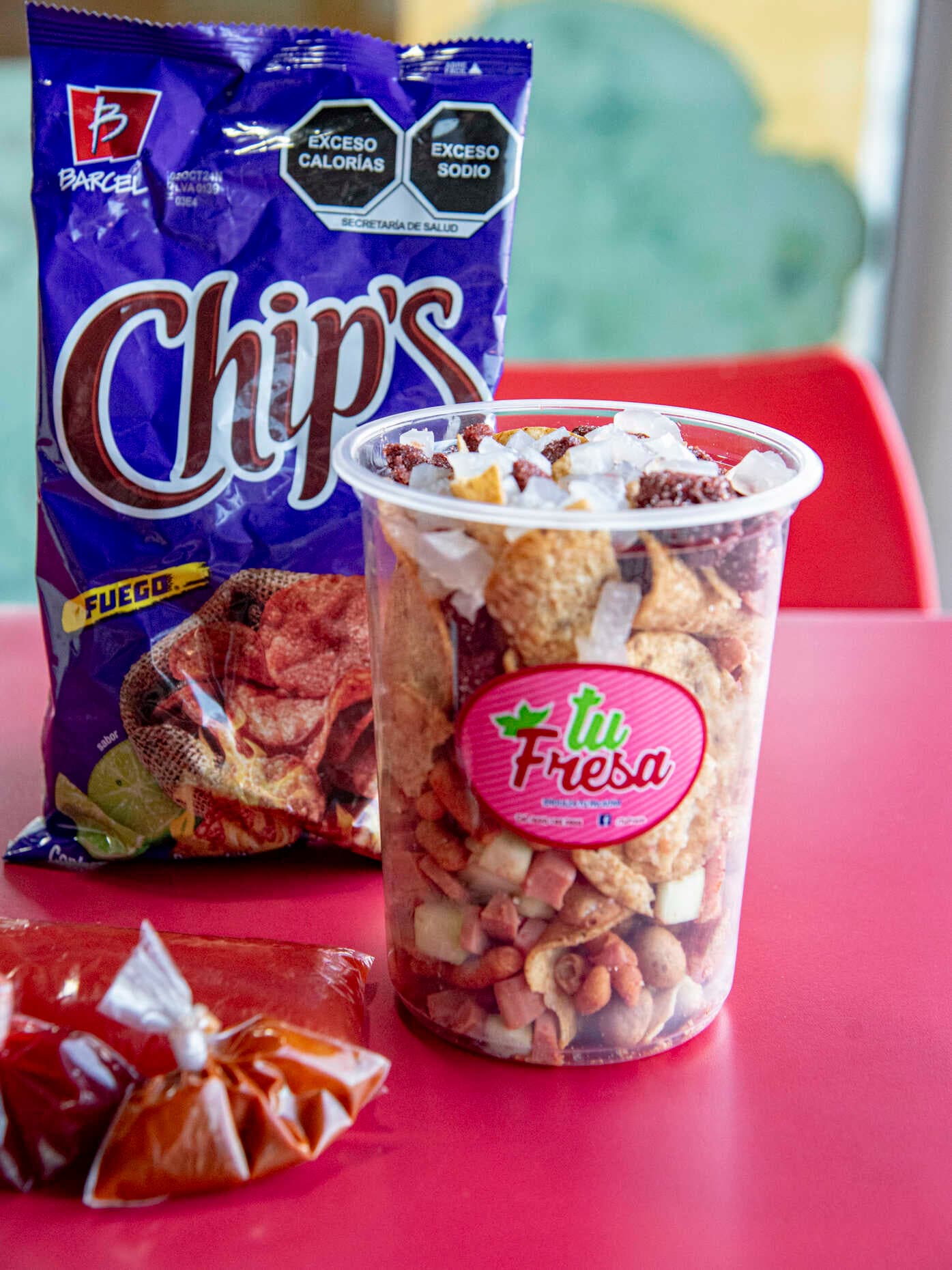 Chips Moradas Preparadas
