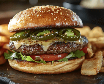 Hamburguesa Jalapeña