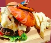 Hamburguesa con Arrachera
