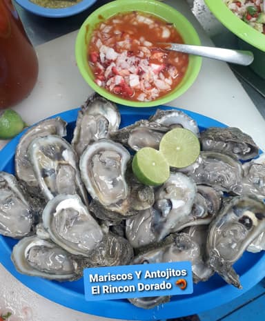 Ostiones en su Concha  Charola Grande