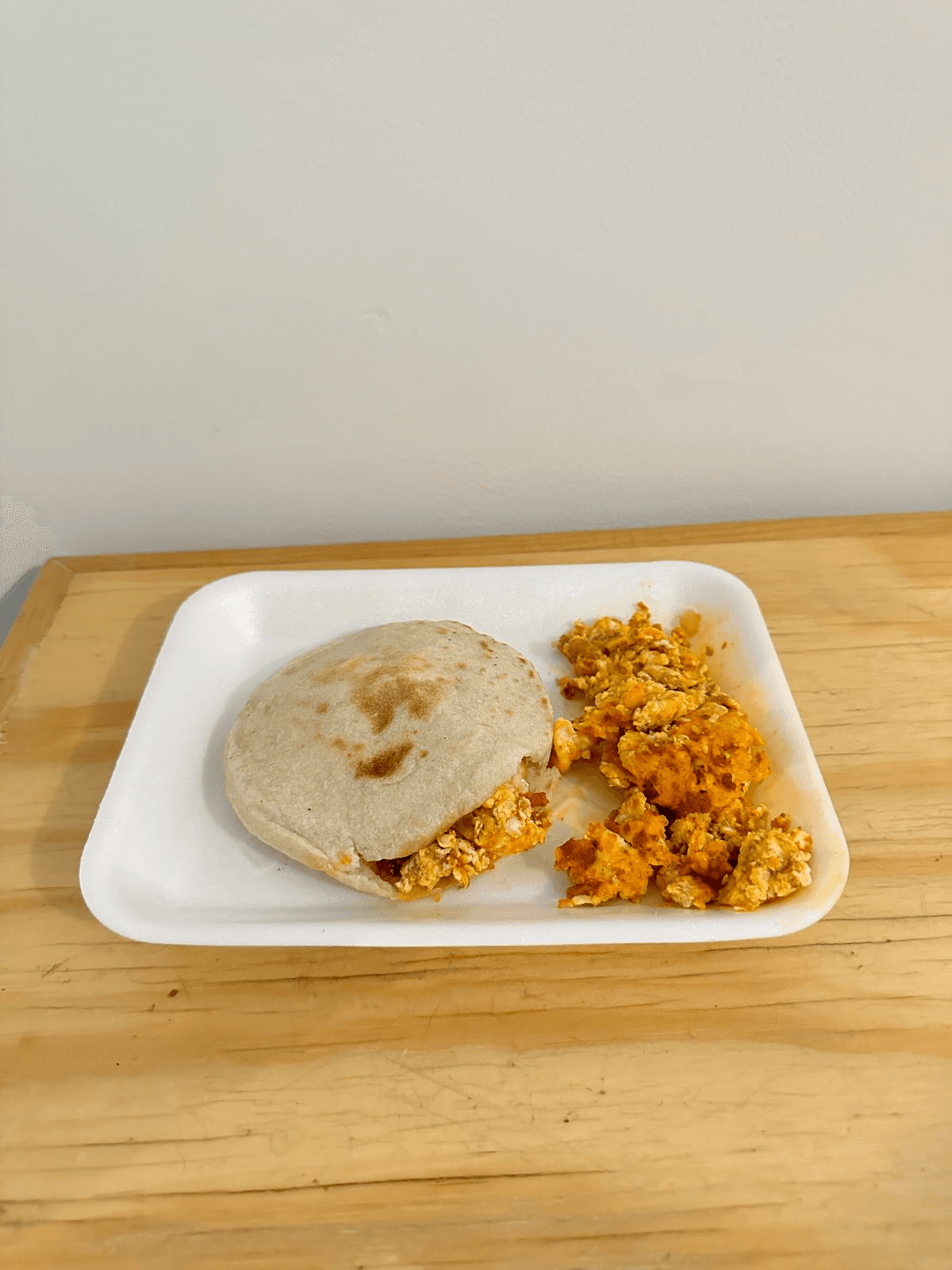 Gordita de Huevo con Jamón