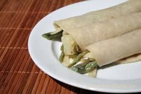 BURRITO DE RAJAS CON QUESO