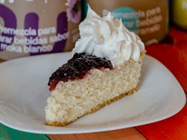 Rebanada de Pastel Cheescake