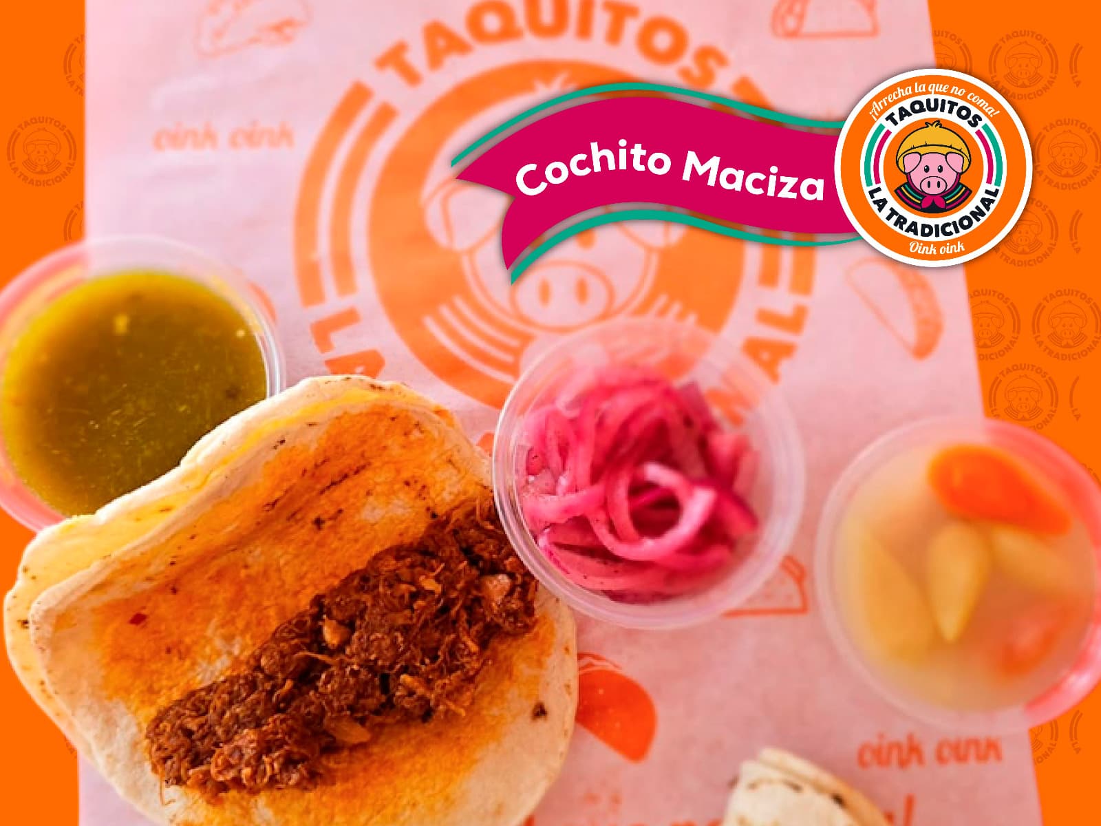 Taco de Maciza Con Cuerito