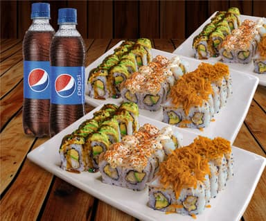 72 Makis y 2 Pepsi