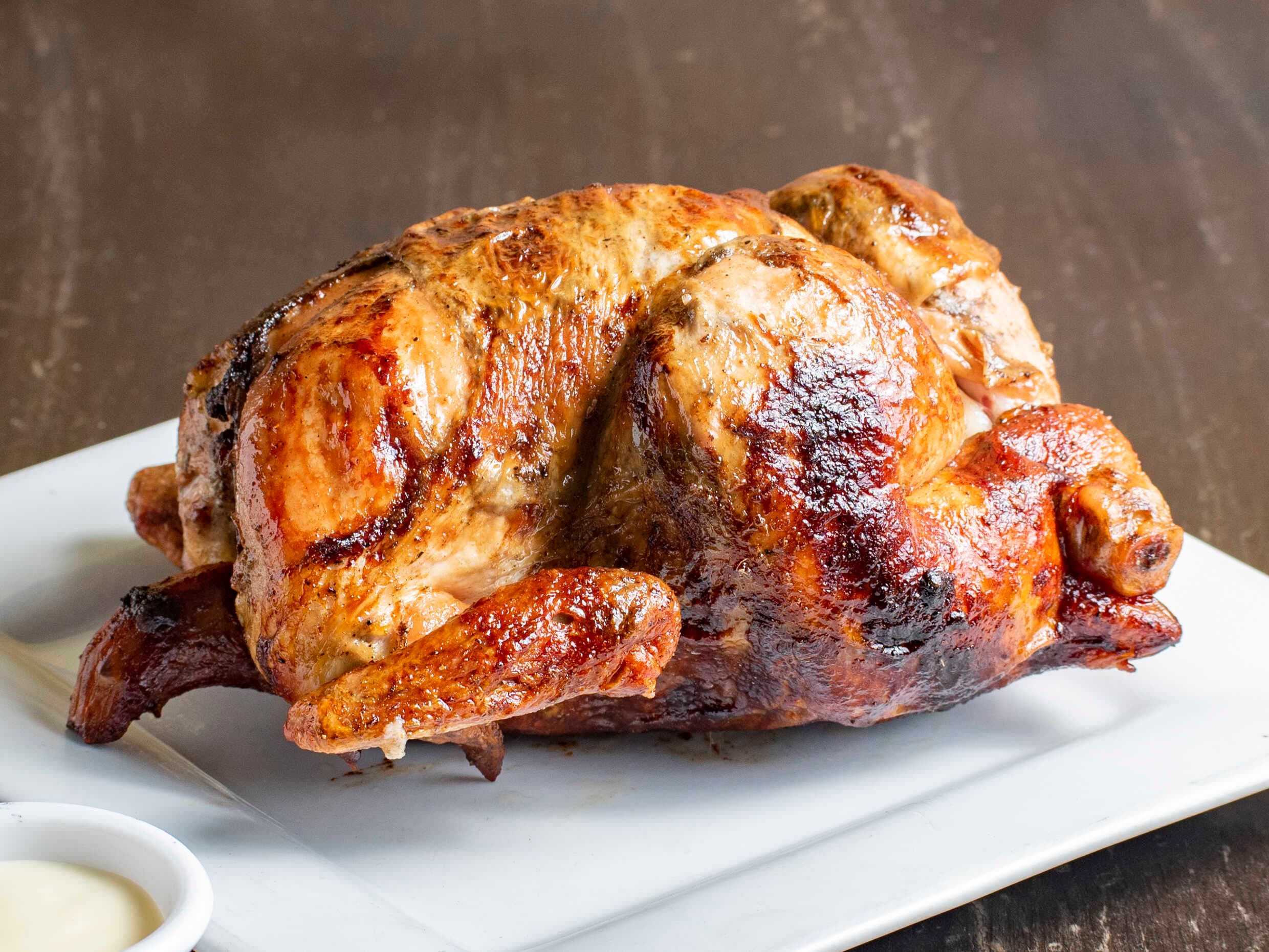 1 Pollo a la brasa solo + Cremas