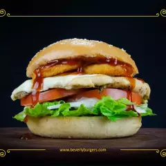 Hamburguesa BBQ Sencilla de Pollo