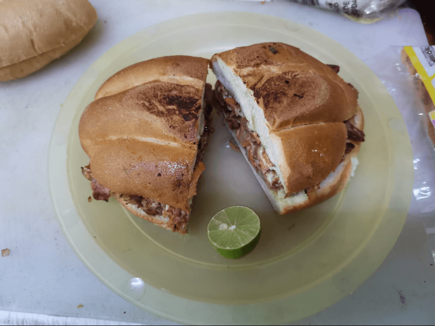 Torta de carne árabe o al pastor