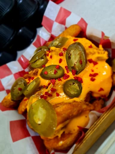Papas Gajo con Cheddar