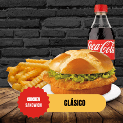 Combo Chicken Sándwich Clásica