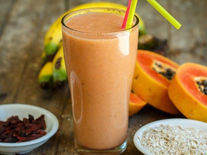 Licuado de Papaya