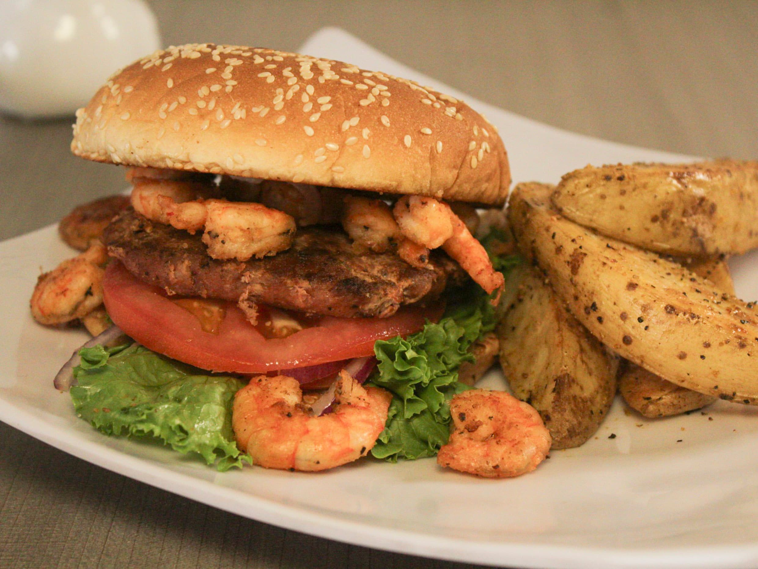 Hamburguesa Mar y Tierra