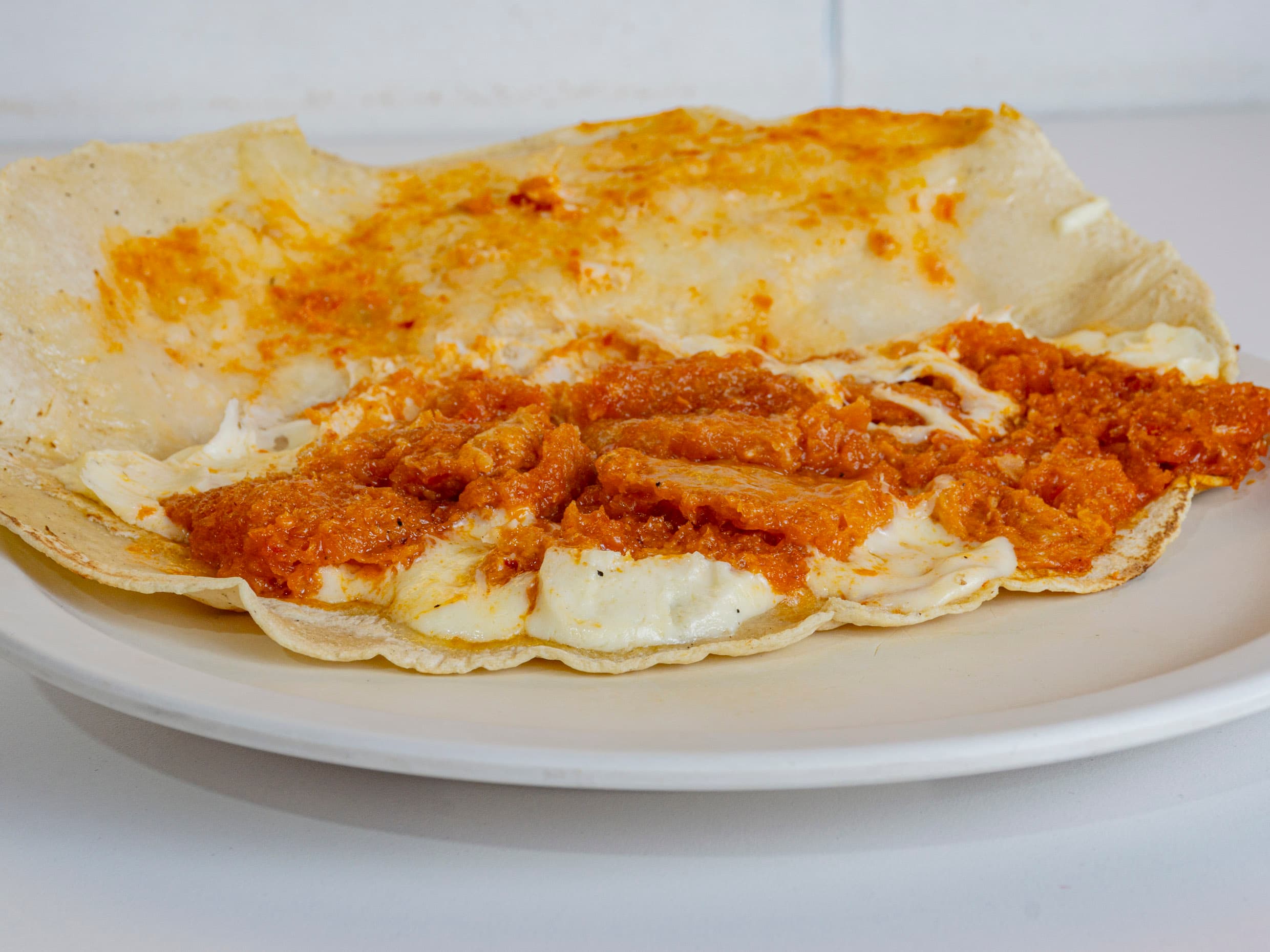 Quesadilla de Chicharrón Prensado