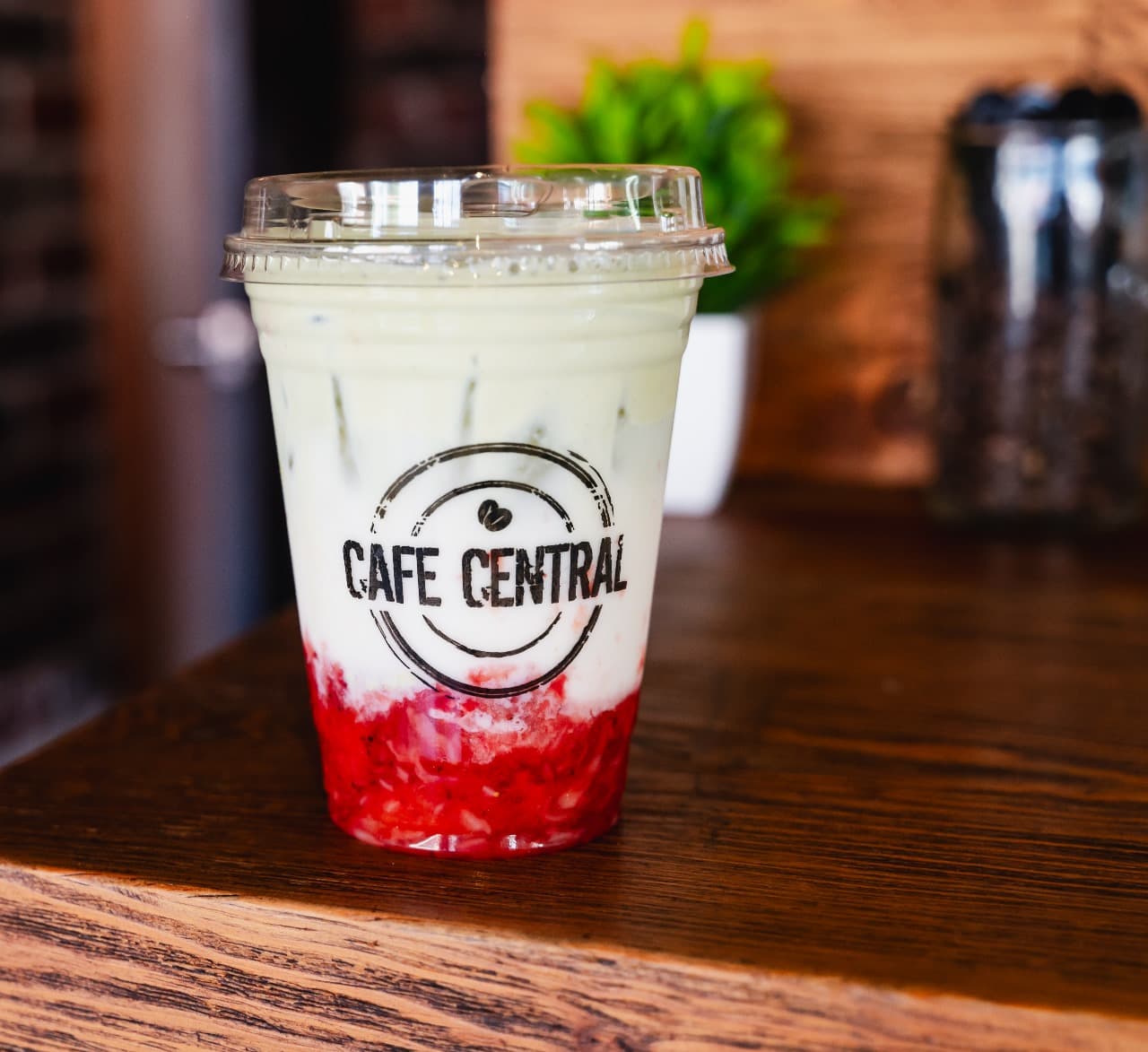 Matcha con fresas