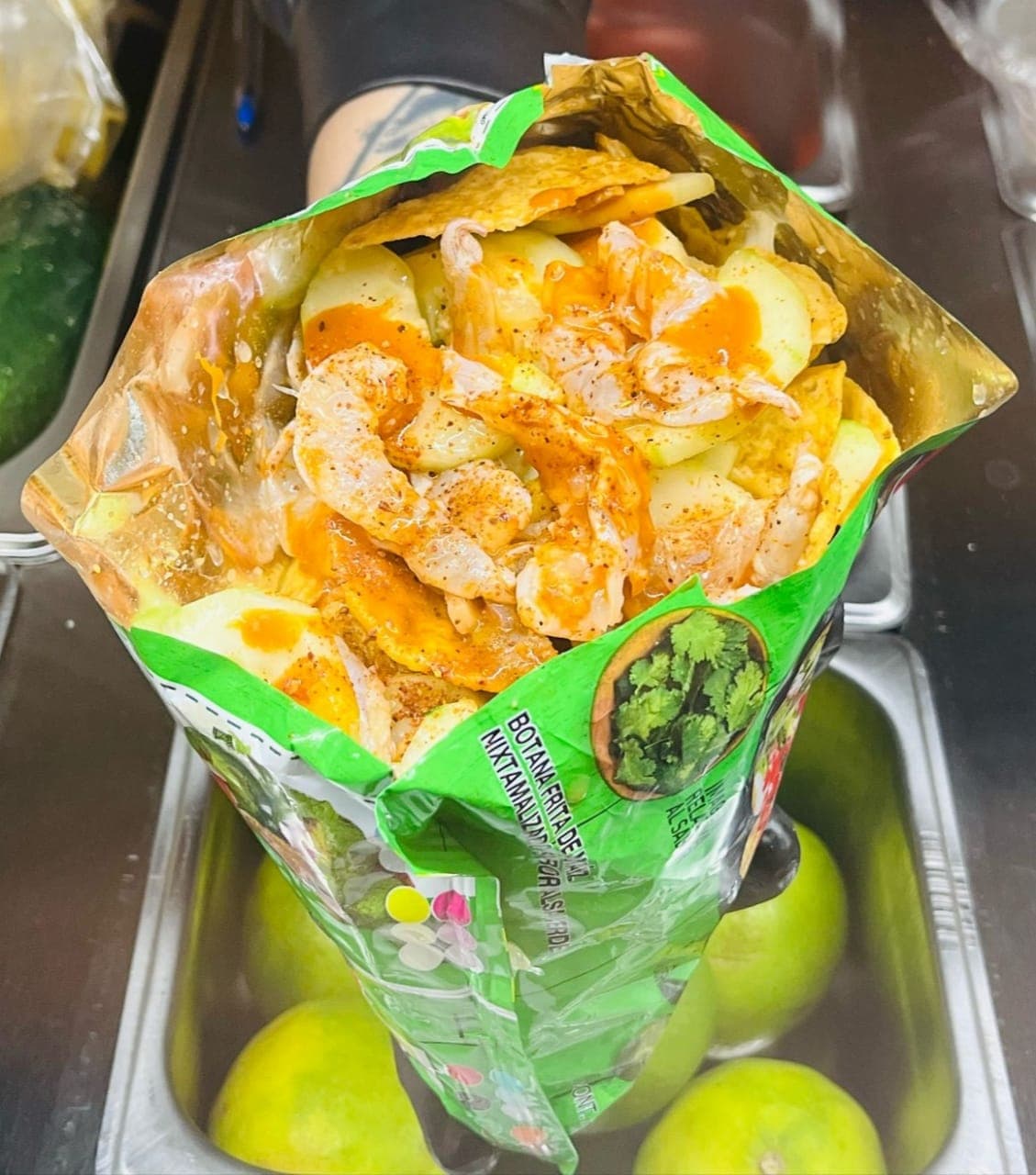 Papas Locas con Camaron