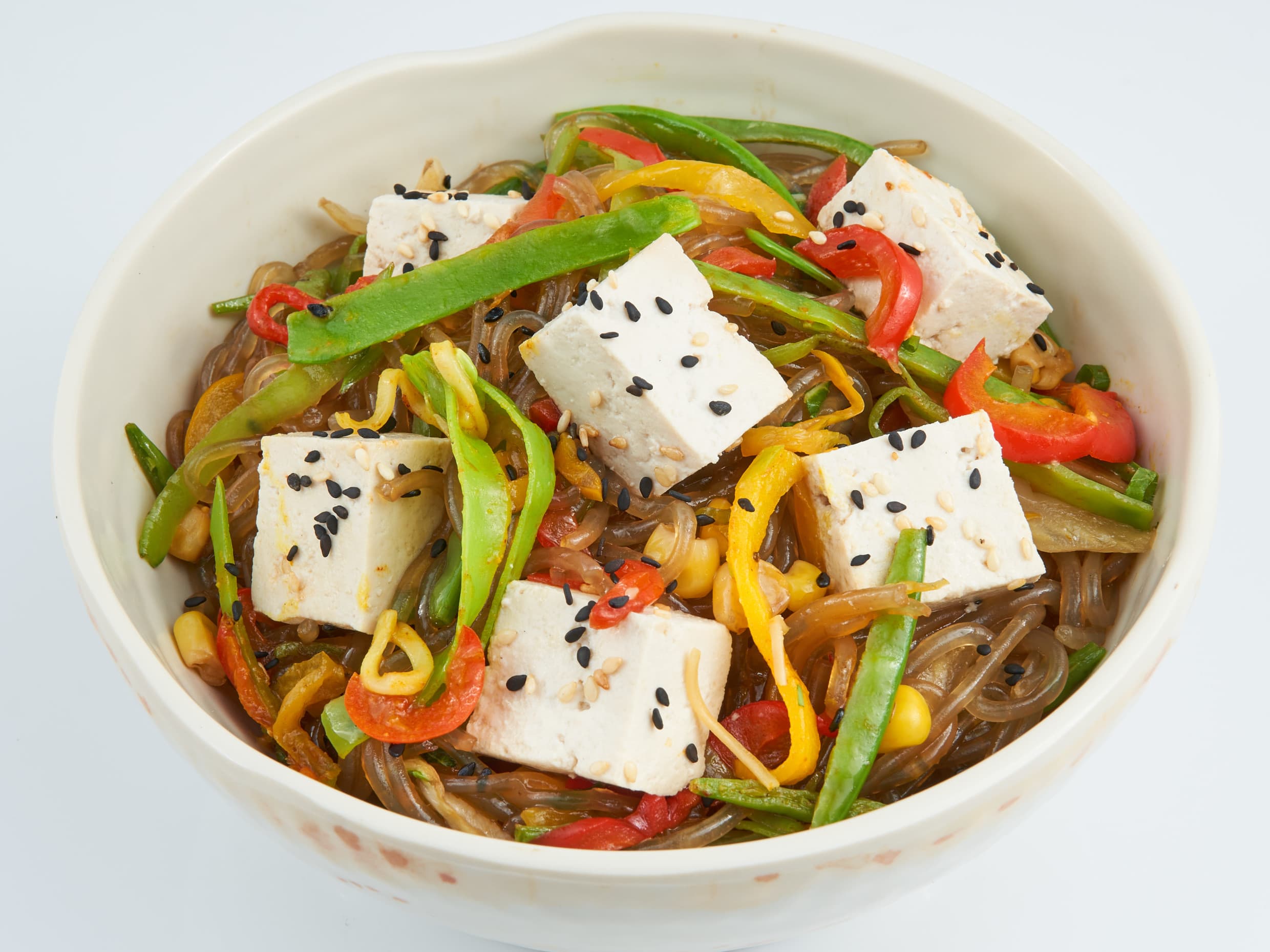 Japchae con Tofu
