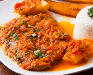 Sobrebarriga en salsa criolla