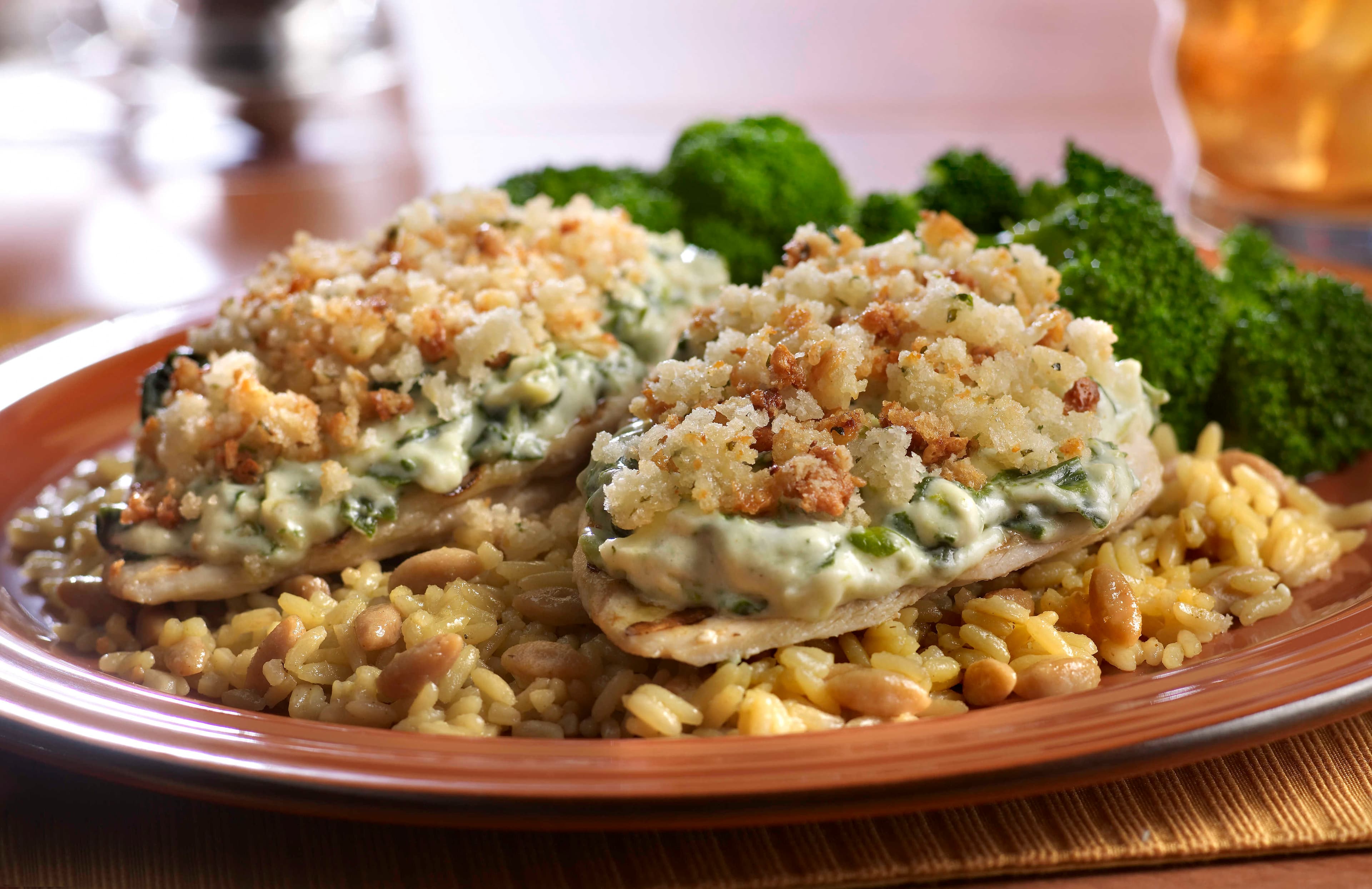 Chicken Spinach Stack
