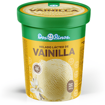 Helado Dos Pinos Vainilla Bote 499 g