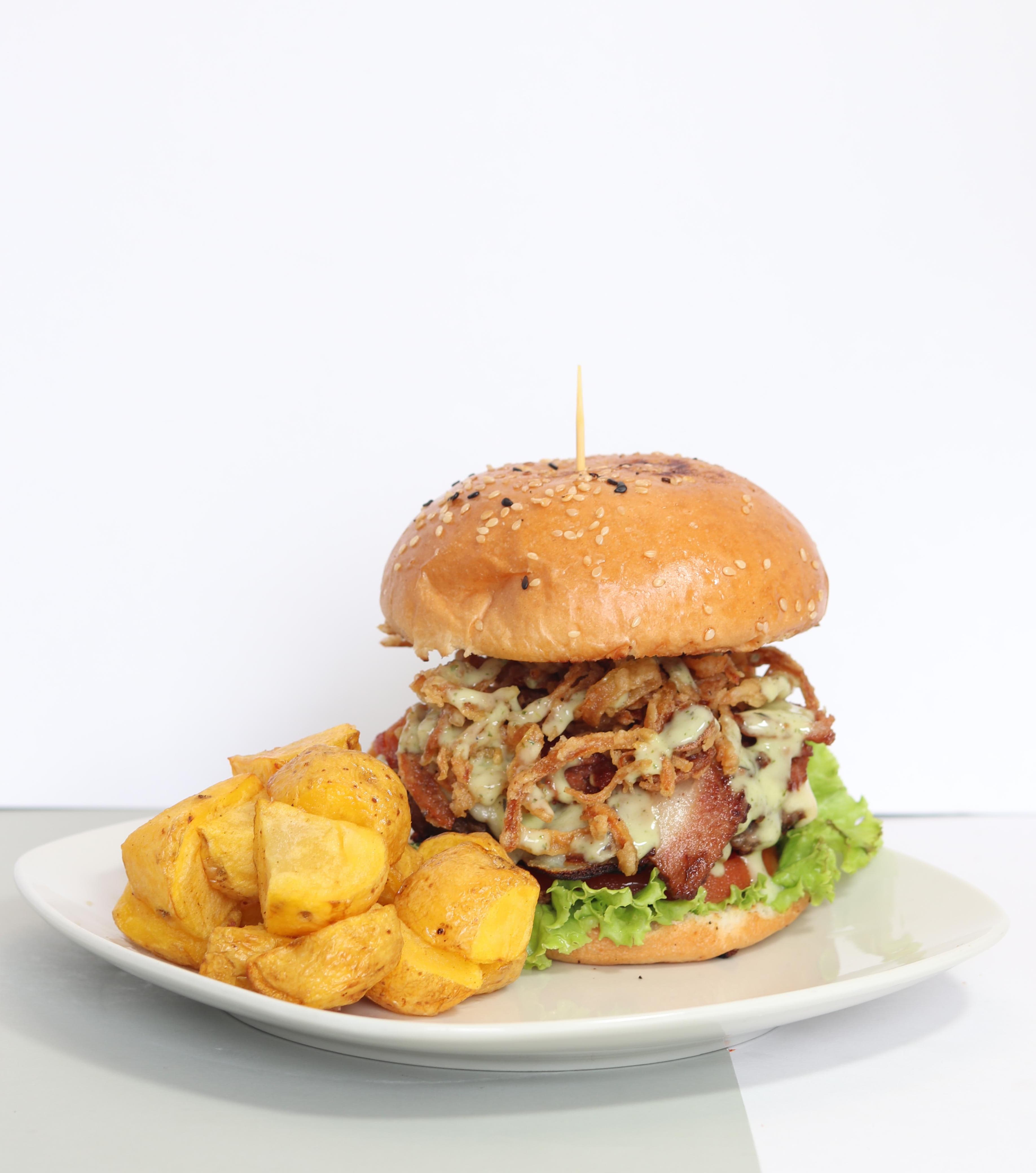 Hamburguesa Especial + Papa + Coca Cola 400ml