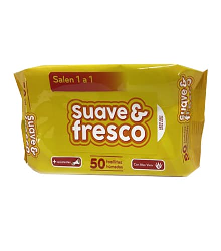 Toallas Humeda Economicas Suave & Fresco 50 uds