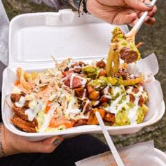 Salchipapas Porky shake