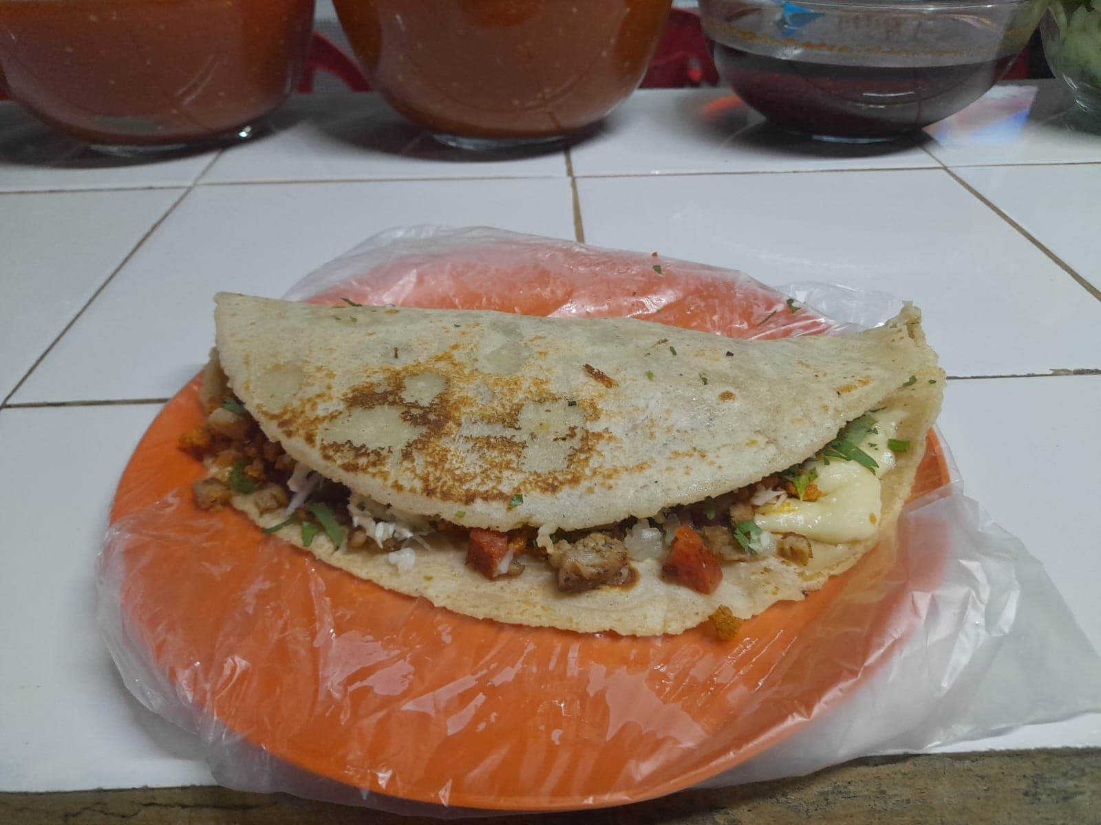 Quesadilla con Carne