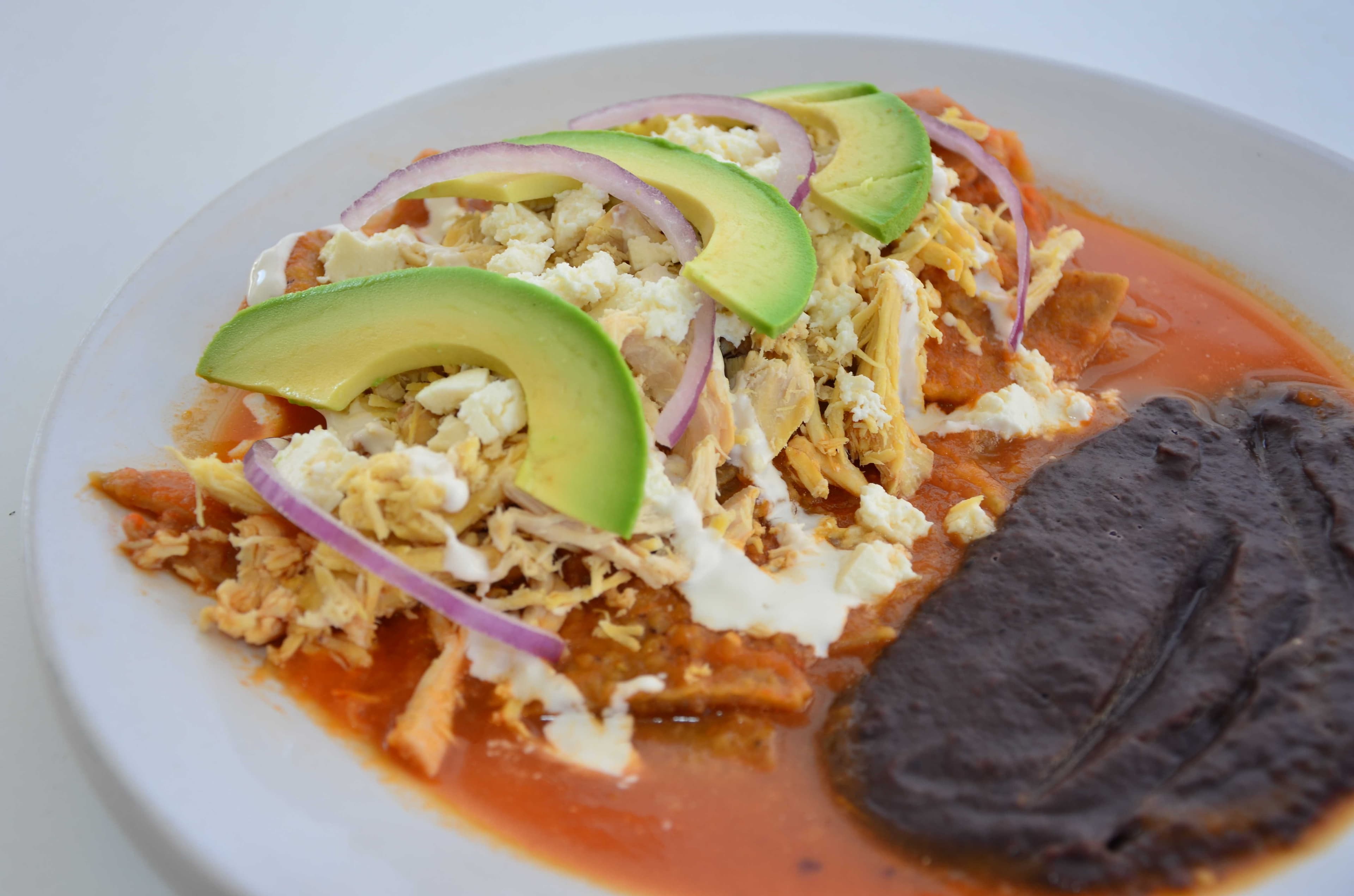 Chilaquiles con Pollo