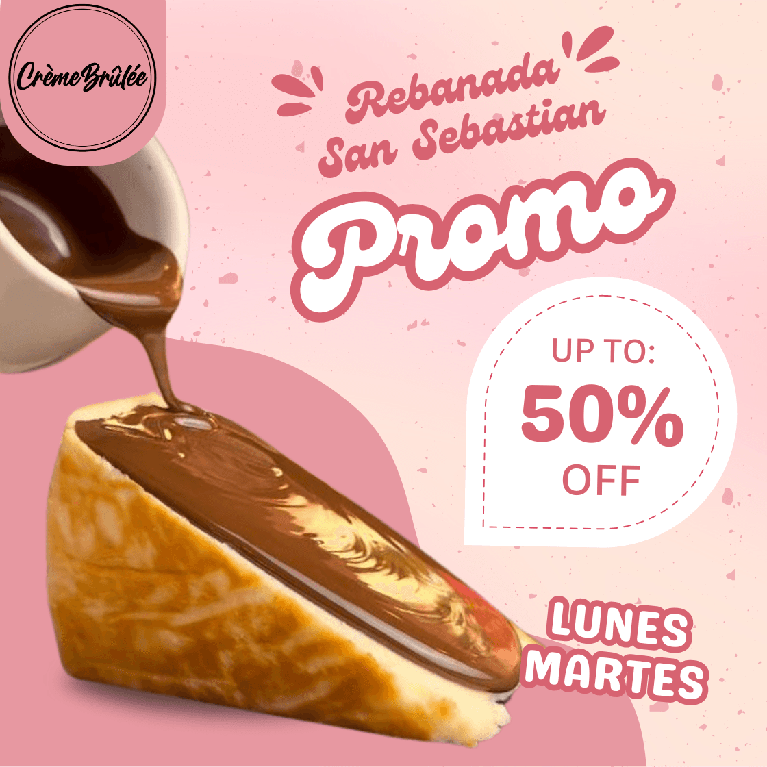 San Sebastián Rebanada (Promo Lunes y Martes)