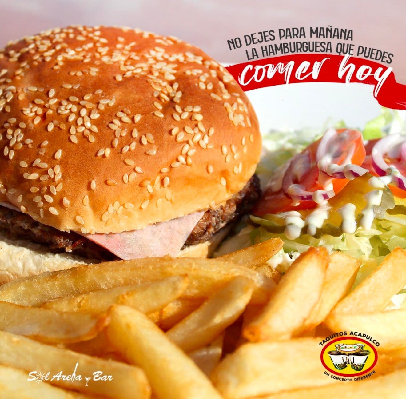Hamburguesa de Arrachera